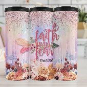 Geloof boven angstpijl thermosbeker