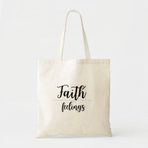Geloof Boven Gevoelens Christelijke Vrouwen Boodsc Tote Bag