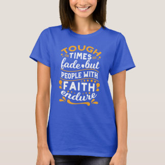 Geloof Boven Strubbelingen – Motiverende Religieuz T-shirt