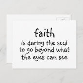 geloof briefkaart (Voorkant / Achterkant)