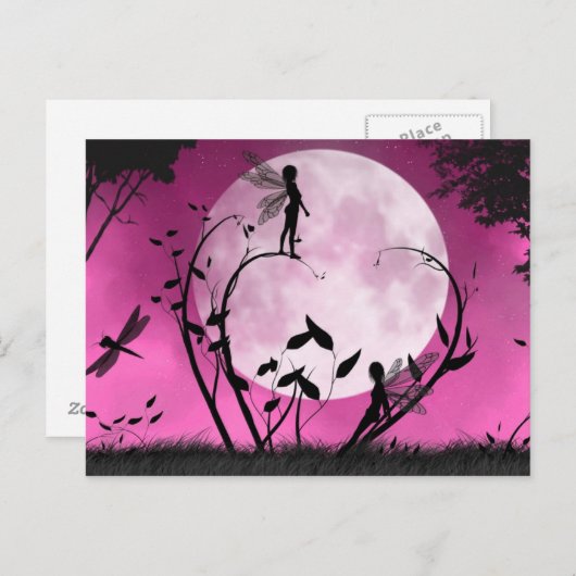 Geloof Briefkaart in moonlight fee (Voorkant / Achterkant)