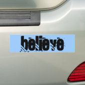 GELOOF BUMPERSTICKER (Op auto)