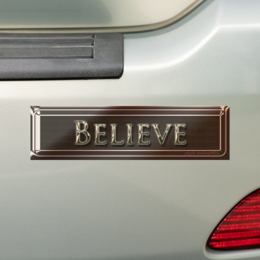 Geloof Bumpersticker (Op auto)