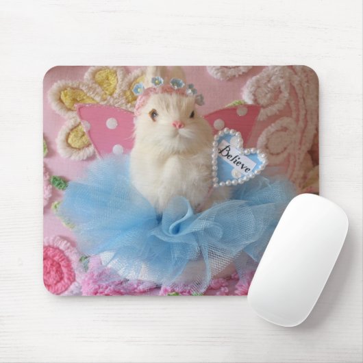 Geloof bunny mousepad muismat (Met muis)