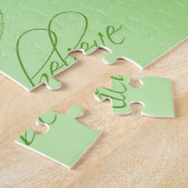 Geloof Butterfly Limoen Legpuzzel (Zijkant)