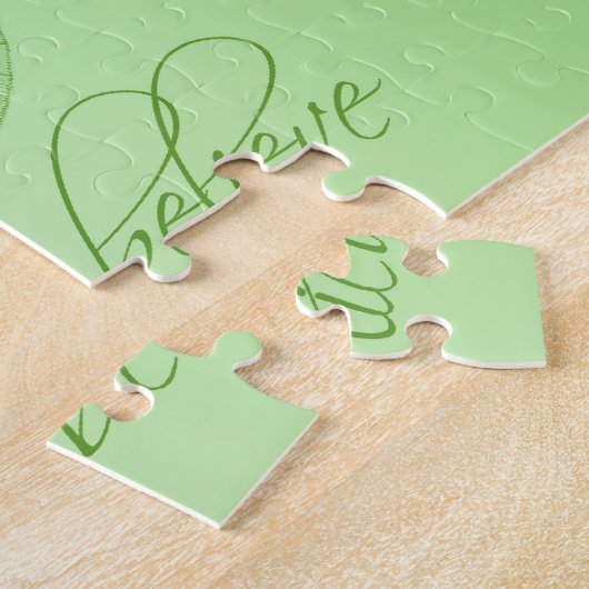 Geloof Butterfly Limoen Legpuzzel (Zijkant)