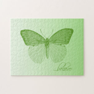 Geloof Butterfly Limoen Legpuzzel