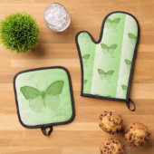 Geloof Butterfly Limoen Ovenwant & Pannenlap Set (Top down)