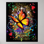 Geloof Butterfly Poster (Voorkant)
