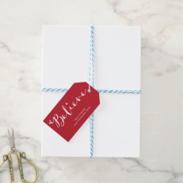 Geloof cadeau Labels Cadeaulabel