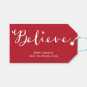 Geloof cadeau Labels Cadeaulabel (Voorkant (Horizontaal))