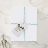 Geloof Cadeaulabel (Met Touw)