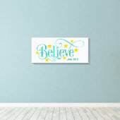 Geloof- Canvas (Glans) Afdruk (Insitu (Houten vloer))