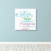 Geloof- Canvas (Glans) Afdruk (Insitu (Houten vloer))