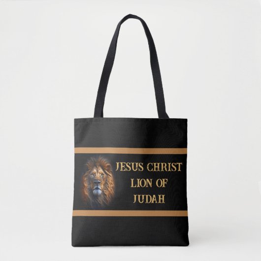 Geloof Canvas tas Jezus Christus Leeuw van Juda (Voorkant)