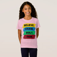 Geloof, Chase, Built, Krijg motivatie slogan
