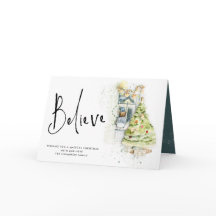 Geloof Child Window Kerstavond Magisch