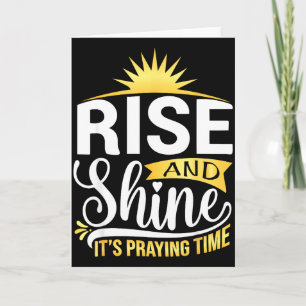 Geloof Christelijk Gebed Sta Op En Schijn Het Is G Kaart