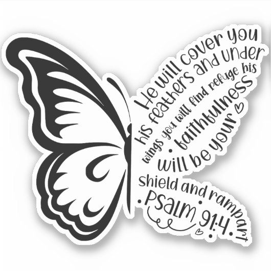 Geloof Christelijk Geloof Sticker (Voorkant)