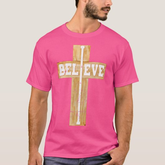 Geloof Christelijk Kruis Jezus Christus Christenen T-shirt (Voorkant)