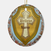 Geloof Christelijk Kruis Ornament (Links)