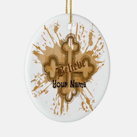 Geloof Christelijk Kruis Ornament (Rechts)