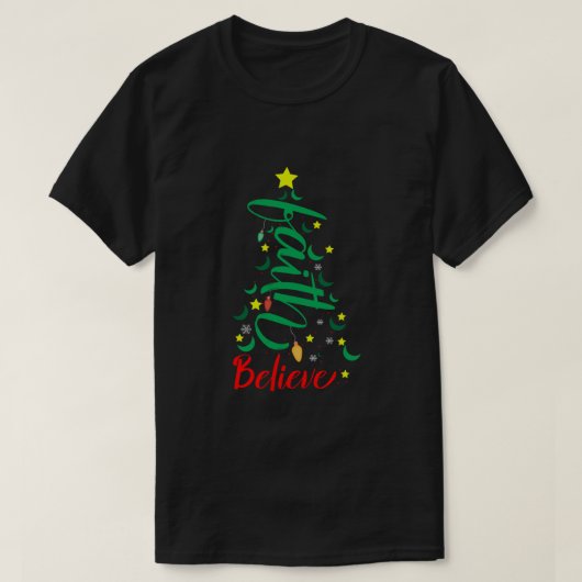 Geloof Christelijke gelovigen Jezus Religieuze Ker T-shirt (Design voorkant)