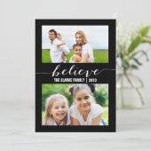 Geloof Collage | Vakantieknopkaart Feestdagenkaart (Staand voorkant)