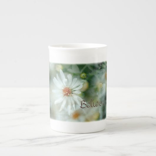 Geloof Daisy Porselein Kop (Voorkant)