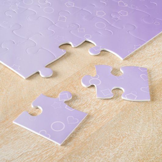 Geloof dat alles mogelijk is met ritmische gymnast legpuzzel (Zijkant)