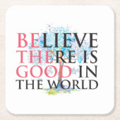 Geloof dat er goed is kartonnen onderzetters (Voorkant)