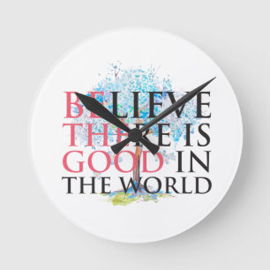 Geloof dat er goed is ronde klok