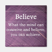 Geloof dat je alles kunt doen magneet (Voorkant)