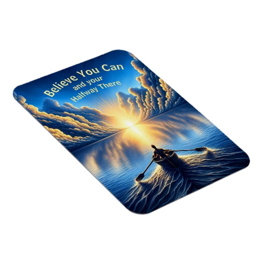 Geloof dat je dat kunt en halverwege magneet (Rechterzijde)