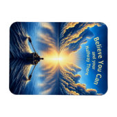 Geloof dat je dat kunt en halverwege magneet (Horizontaal)