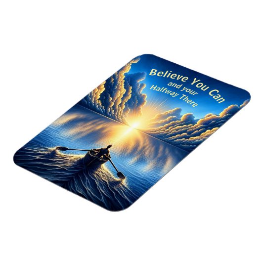 Geloof dat je dat kunt en halverwege magneet (Linkerzijde)