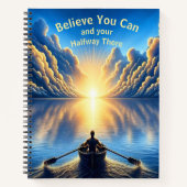 Geloof dat je dat kunt en halverwege notitieboek (Voorkant)