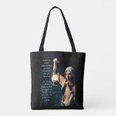 Geloof dat je het leven dat je verdient kunt Creëe Tote Bag (Achterkant)