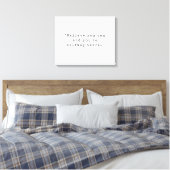 Geloof dat je kunt en je bent halverwege canvas afdruk (Insitu (Slaapkamer))