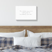 Geloof dat je kunt en je bent halverwege canvas afdruk (Insitu (Slaapkamer))