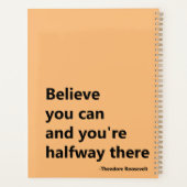 Geloof dat je kunt planner (Achterkant)