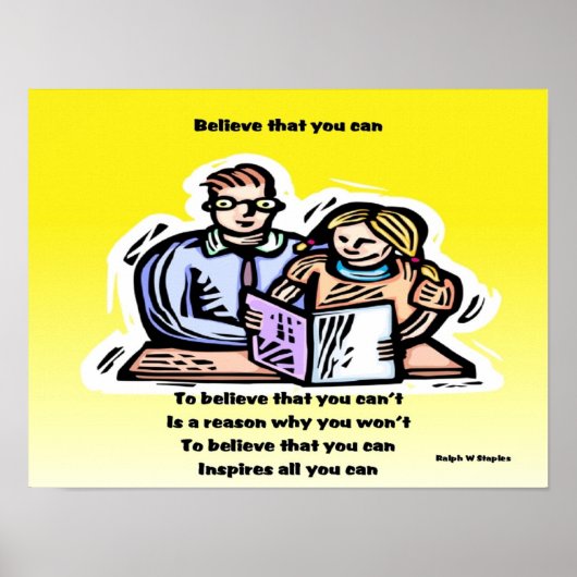 Geloof dat je kunt poster (Voorkant)