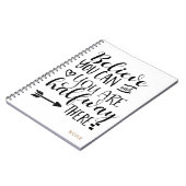 GELOOF DAT U KUNT EN U BENT DAAR HALFWAAR AANGEPAS NOTITIEBOEK (Linkerzijde)