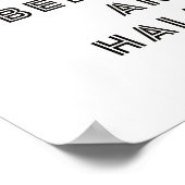 Geloof dat u Poster Motivatie kunt citeren (Hoek)