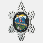 Geloof de belofte sneeuwvlok ingelijst Ornament (Rechts)