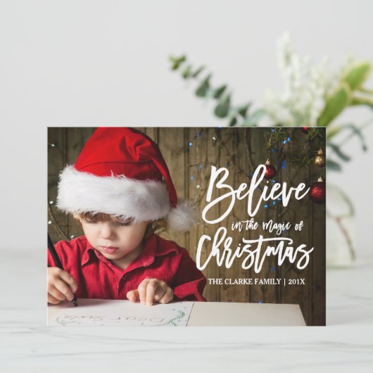 Geloof | De kerstavond Feestdagenkaart (Staand voorkant)