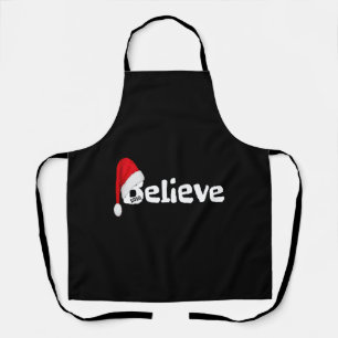 Geloof de kerstfeestdag in Shirt Schort