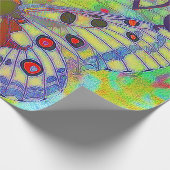 Geloof de kleurrijke vlinder cadeaupapier (Hoek)