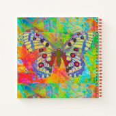 Geloof de kleurrijke vlinder notitieboek (Achterkant)