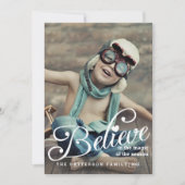 GELOOF | De toverstaf van de kerstfotokaart Feestdagenkaart (Voorkant)